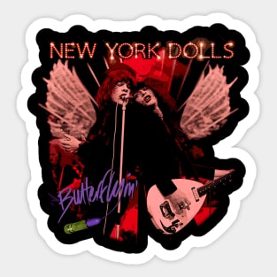 Dolls' Evolution From Streetwise To Stage Stars Sticker